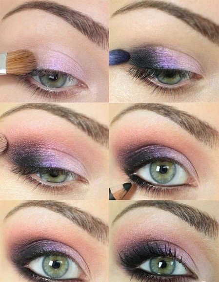 20 Wonderful Purple Smokey Makeup Tutorials