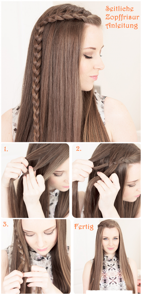 Simple Braided Bangs Hairstyle Tutorial