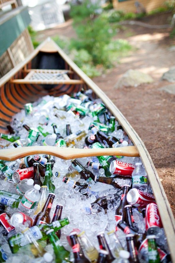 A boat cooler