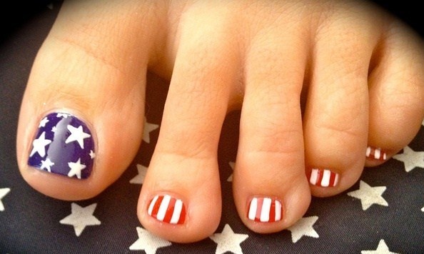 'American Flag' feet