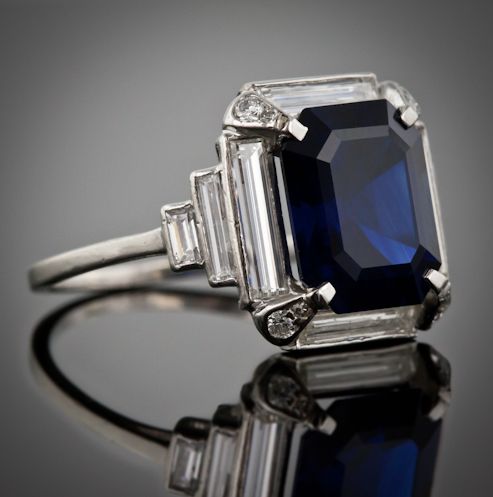 An art deco ring