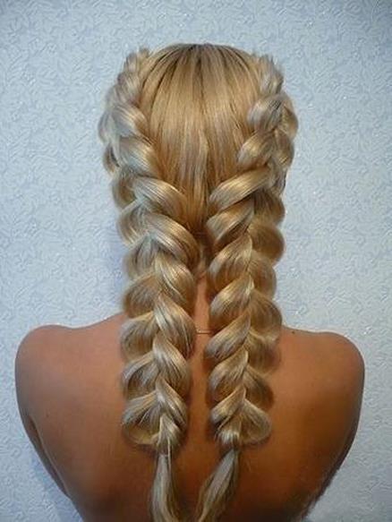 Big fishtail plaits