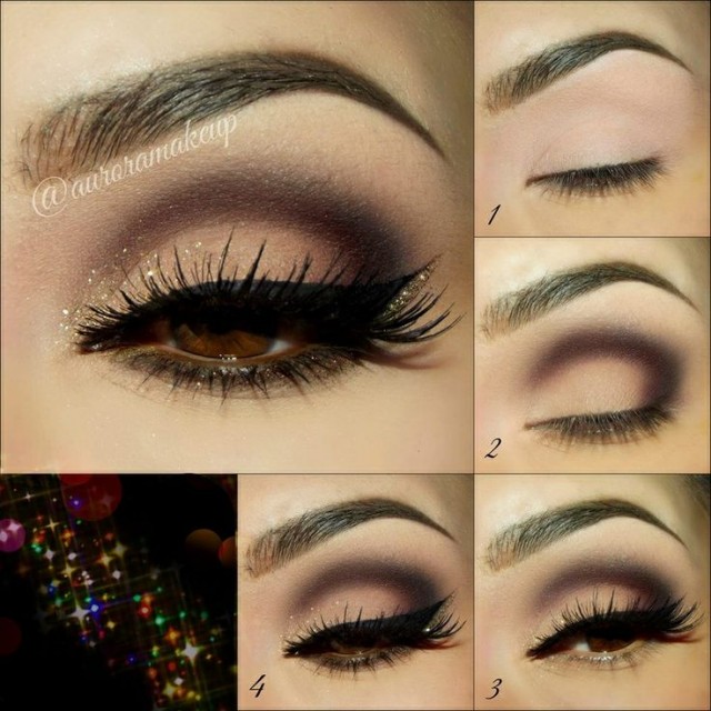 Chic Shimmer Eye Makeup Idea