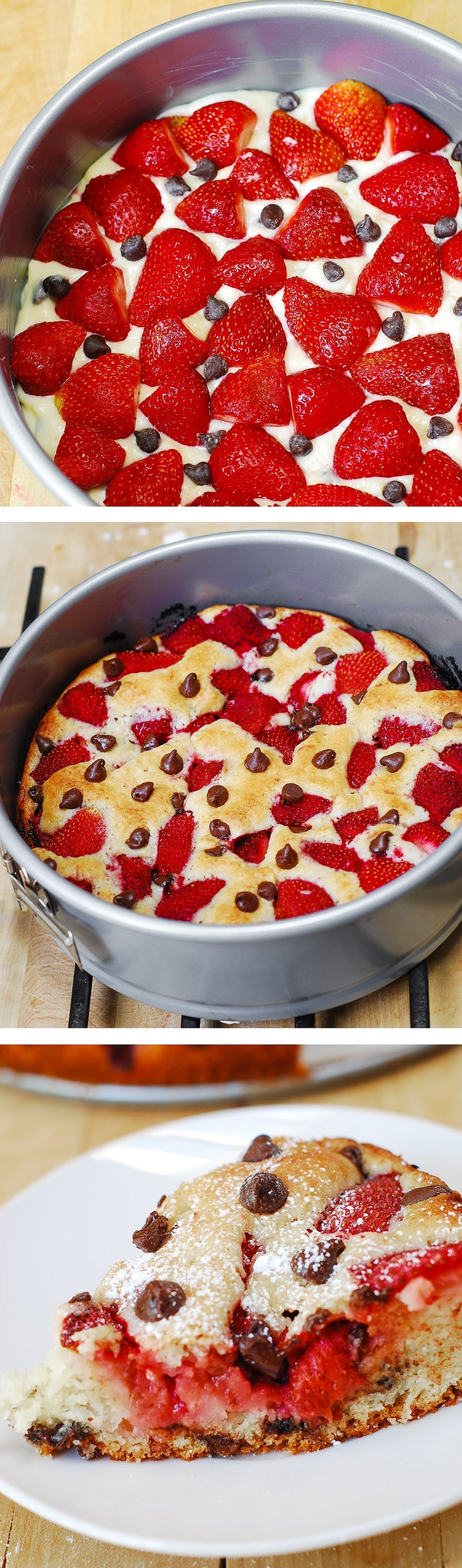 Strawberry Chocolate Chip Cake