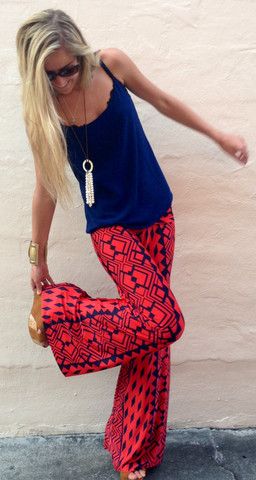 Comfortable tribal pants