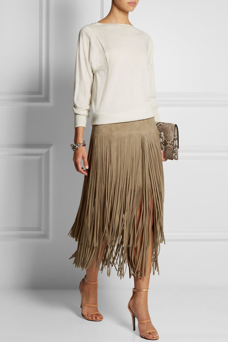 Fringe skirt