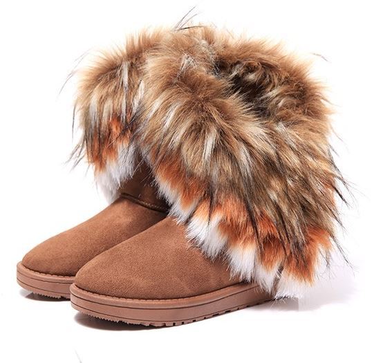 Furry boots