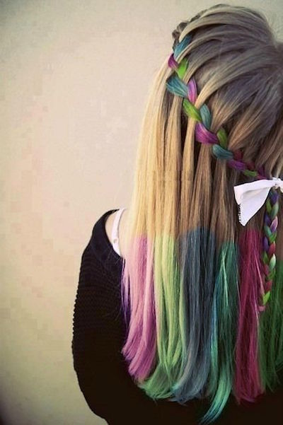 Hair Chalking