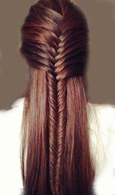 Half Up Fishtail