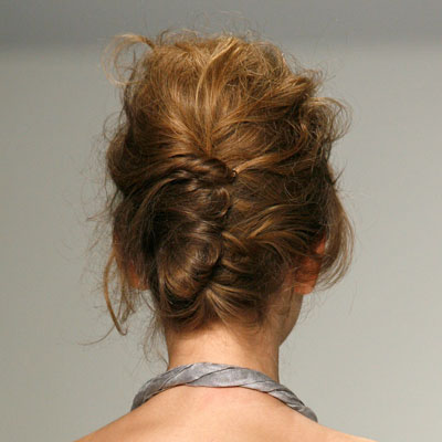 Messy French twist