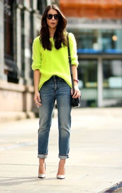 Neon sweater