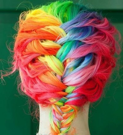 Rainbow fishtail