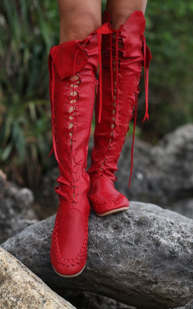 Red boots