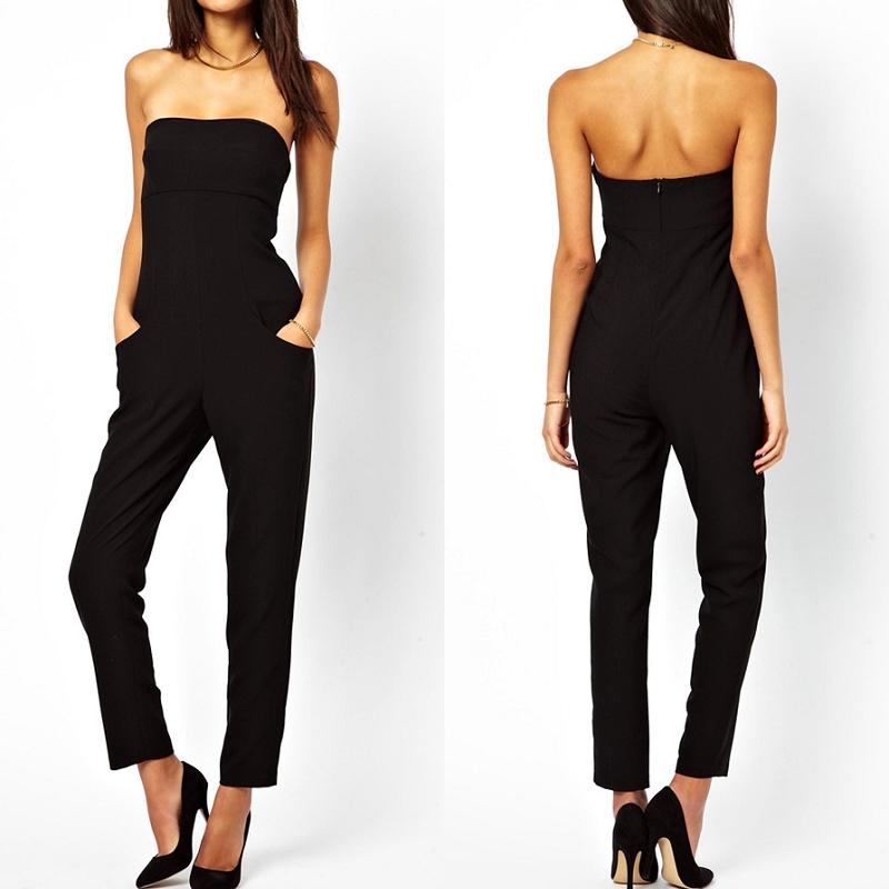 Strapless jumpsuit