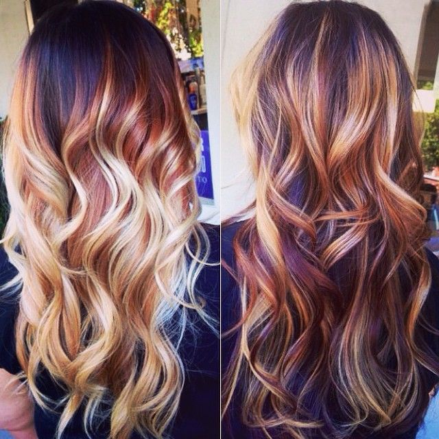 Sun-kissed balayage