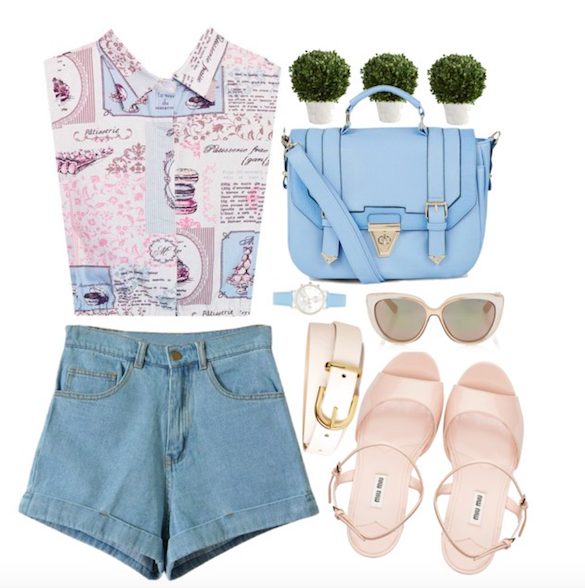 polyvore outfits for high school