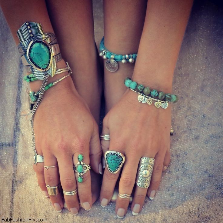 Turquoise pieces