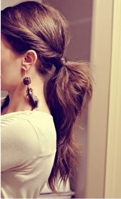 Wrap Around Ponytail