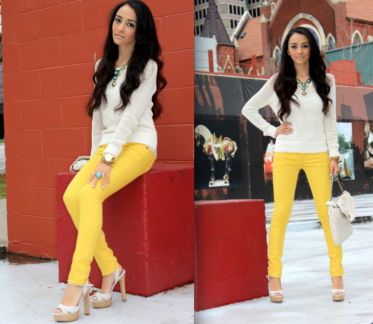 Yellow jeans