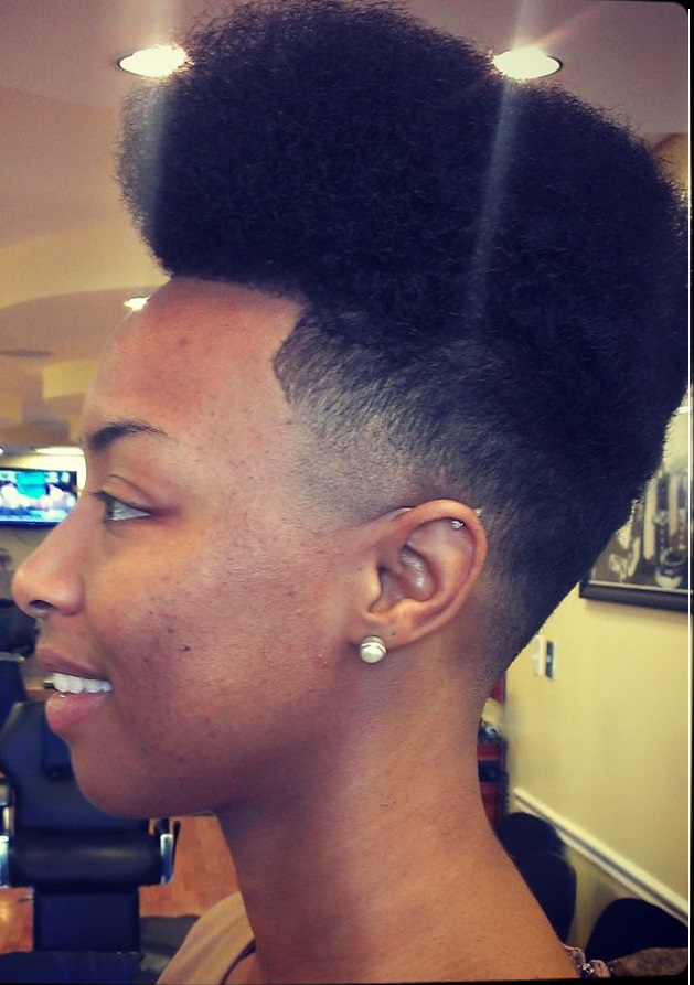 80s box fade