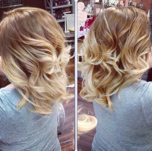 Fashionable Blonde Ombre Hairstyle