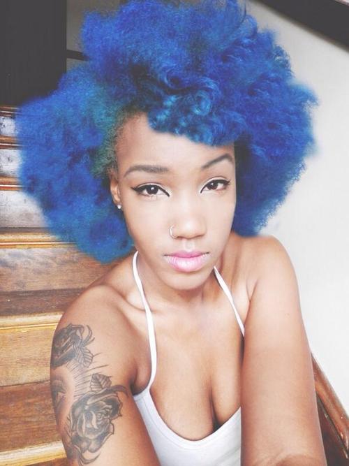 Blue Afro