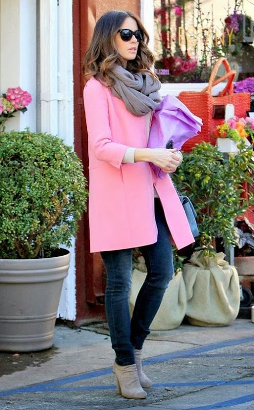 Bubblegum pink coat