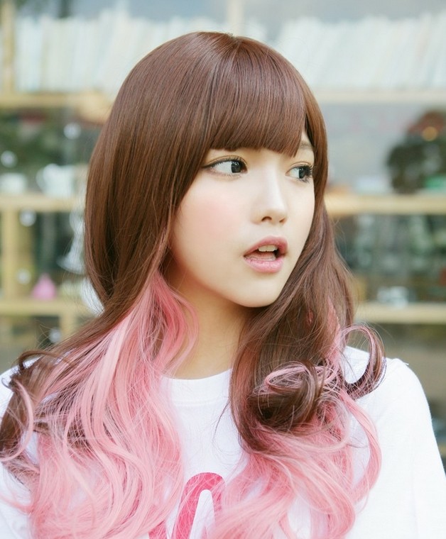 Bubblegum pink highlights