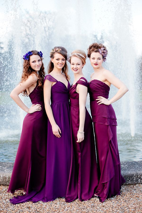 Burgundy bridesmaid dresses