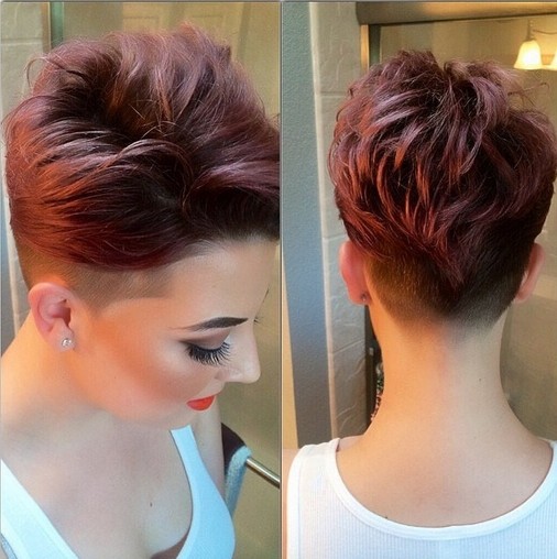 Clipper cut pixie