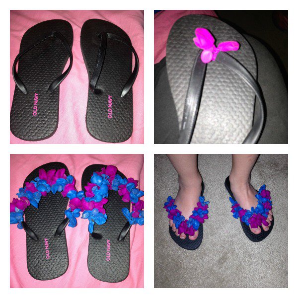 Cute DIY Flip-flops with Balloons