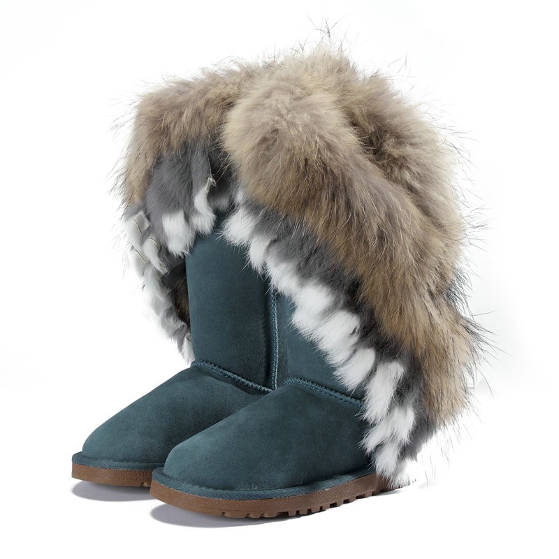 Feather 'Ugg' boots