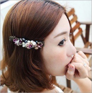 Floral barrettes