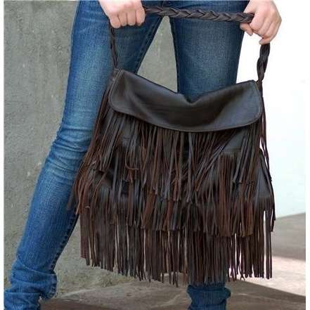 Fringe purse