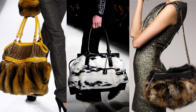 Furry purses