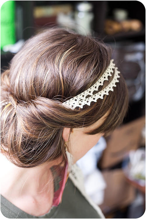 Lace headband