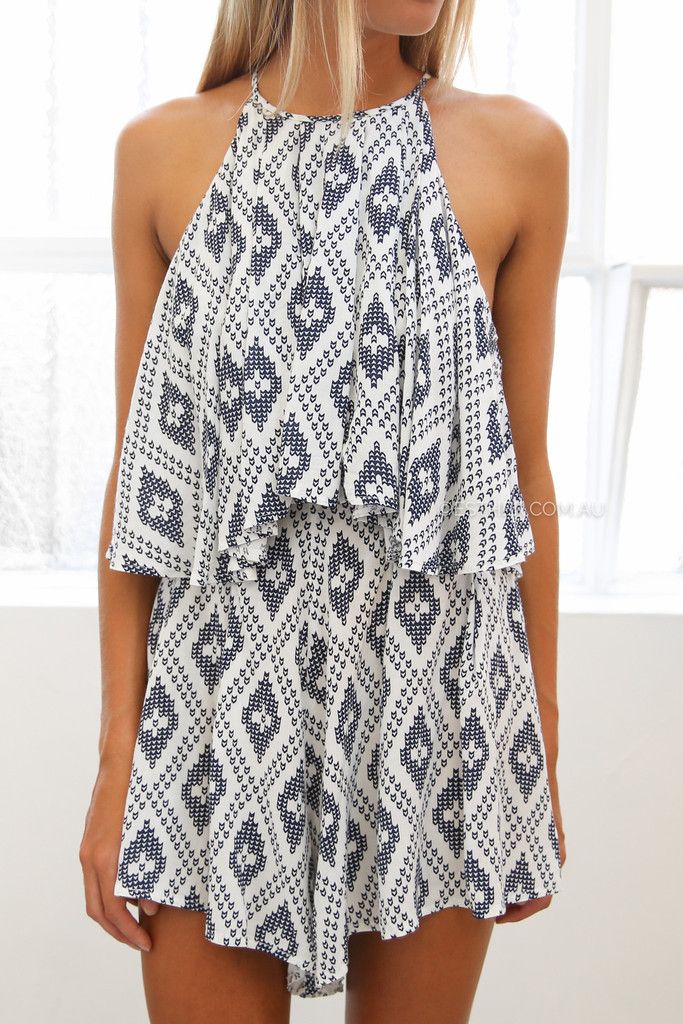 Loose and flowing romper