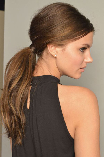 Low ponytail