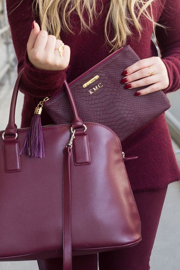 Marsala multiple purses