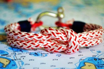 Nautical rope bracelet