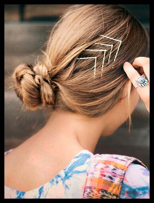 Plain bobby pins