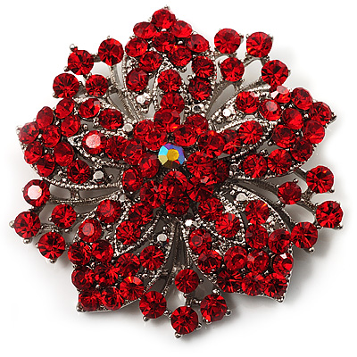 Red brooch