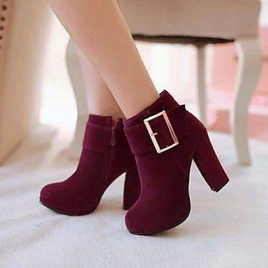 Round toe booties