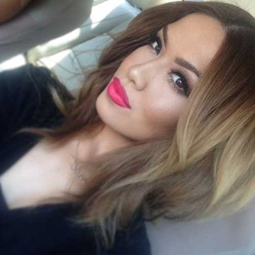 2015 Stylish Blonde Ombre Hairstyle