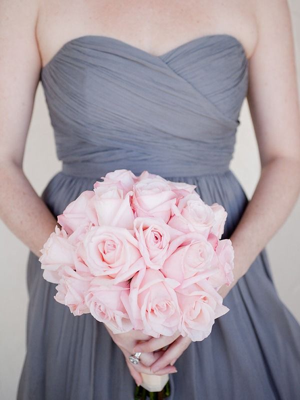 Slate bridesmaid dresses