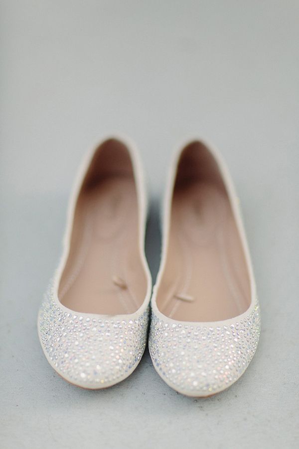 Sparkly flats