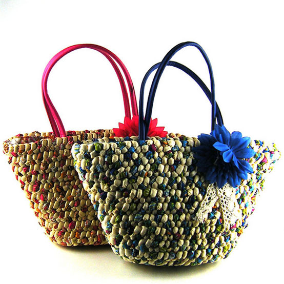 Straw purses