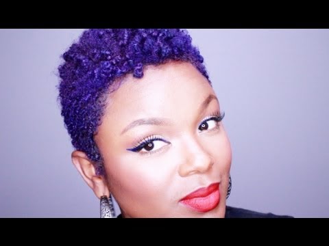 Violet hair