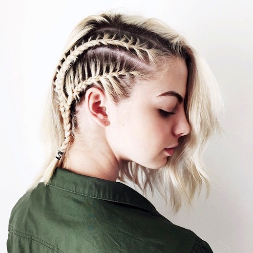 Braided Short Haircuts