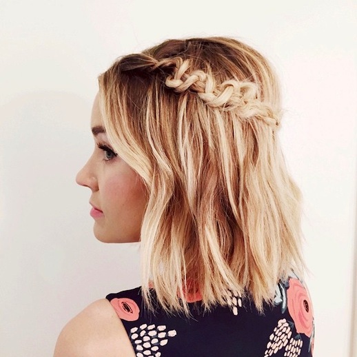 Braided Short Haircuts